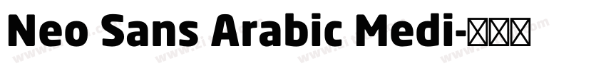 Neo Sans Arabic Medi字体转换